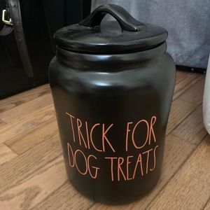 Rae Dunn Halloween Dog Treat Canister
